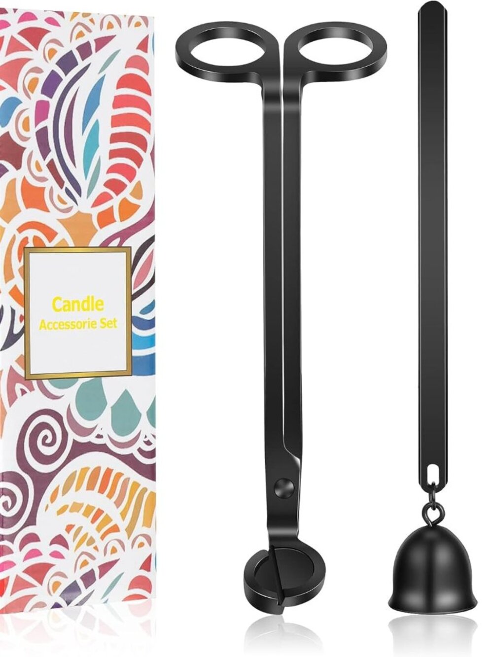 3 in 1 Candle Wick Trimmer Set, Candle Snuffer Dipper Wick Cutter